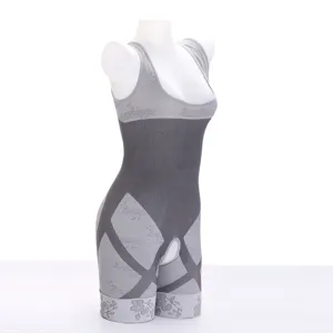 Women's full body shapewear tummy control slimming corset breathable postpartum waist trainer