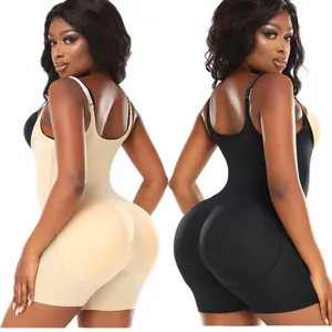 Body Modellante da Donna Taglie Forti Controllo Pancia Sollevamento Glutei Con Imbottiture Rimovibili Vita Alta Intimo Modellante per Ogni Giorno