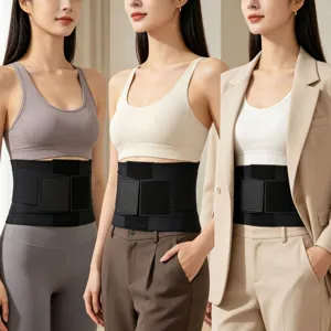 Women waist support belt corset waist trainer back support shaping slimming belt adjustable