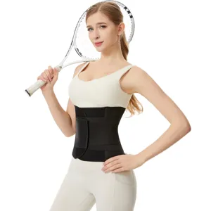 Verstellbarer Sport Taillentrainer Gürtel für Fitness Training und Rumpfunterstützung.
