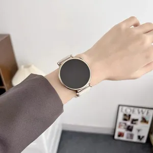 Silicone smartwatch strap replacement band compatible with various models, soft and comfortable.