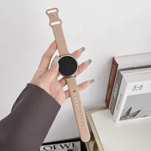 Silicone smartwatch strap replacement band compatible with multiple models soft comfortable wear