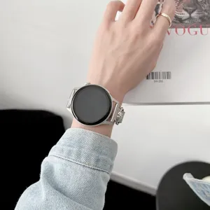 Cinturino per orologio in metallo compatibile con Huawei Watch GT4 GT3 GT2, design punk.