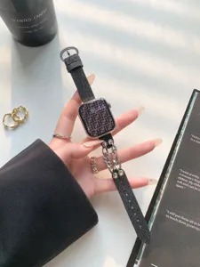 Jeans Metallkette Uhrenarmband für Apple Watch Ultra Series stilvolles Ersatzarmband