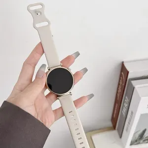 Replacement silicone watch strap for smart watch compatible with multiple popular models.
