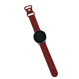 Cinturino per orologio in silicone con motivo a rose in rilievo compatibile smartwatch