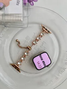 Glitzernde Stern Metall Armband Ersatz für Apple Watch SE 8 7 Damen Uhrenarmband