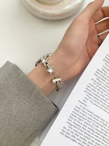 Edelstahl Stern Strass Uhrenarmband Ersatz für Smartwatch Damen Mode Accessoire elegant