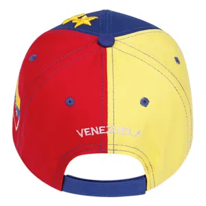 Venezuela flag embroidered baseball cap outdoor casual sun hat with five-star design
