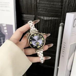 Resin-Edelstahl-Uhrenarmband kompatibel mit Smartwatches, modisches Ersatz-Accessoire für den Alltag.