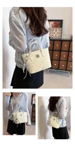Borsa a mano donna elegante stampa stella borsa a tracolla chic per lavoro quotidiano