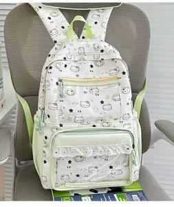 Zaino ita giapponese carino con finestra trasparente borsa da scuola casual zainetto
