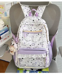 Zaino ita stile giapponese grande capacita borsa scuola stampa anime carina casual tasca