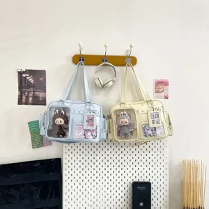 Japanese anime ita bag women large capacity transparent shoulder crossbody bag style.