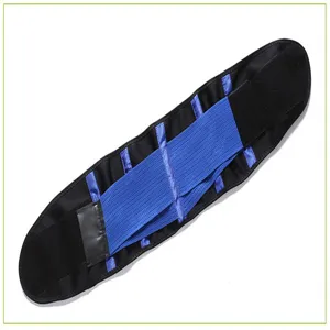 Verstellbarer Taillengürtel für Fitness mit elastischen Bändern zur Unterstützung und Bauchkontrolle.
