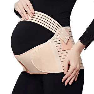 Ελαστική και διαπνέουσα ζώνη στήριξης εγκυμοσύνης για την κοιλιά και τη μέση.