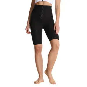 High waist shaping shorts black sweat sauna pants tummy control yoga fitness activewear