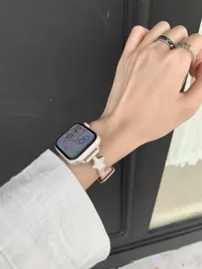 Star moon leather watch strap compatible with Apple Watch luxury style elegant wrist band