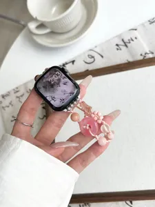 Cinturino di ricambio per orologio in giada con perline in stile cinese Apple Watch