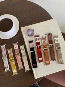 Schönes bedrucktes Kord weiches Uhrenarmband Ersatz für Apple Watch S10 9 8 7 6 5