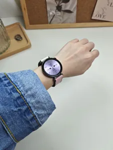 Cinturino di ricambio in pelle silicone per smartwatch cinturino rosa compatibile con