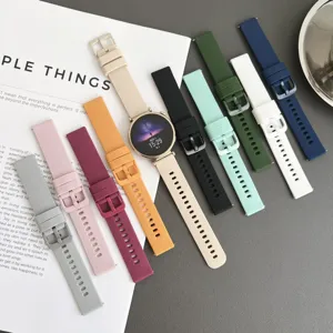 Bracelet de Montre Connectée en Silicone Bande de Remplacement Pour Montre Connectée Pointillé Souple Imperméable Sport Bracelet Accessoires