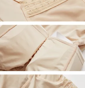 Close-up view showing hook-and-eye closure, removable padding, and delicate lace trim details.