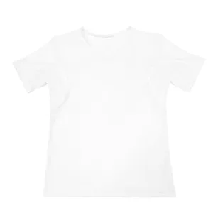 Camiseta hombre absorbente de sudor axila detalle tela, blanco transpirable diseño.