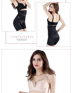 Women's high waist body shaper shorts black tummy control underwear shaping briefs shapewear