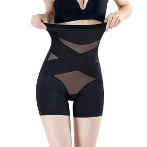 Women High Waist Tummy Control Shapewear Shorts Seamless Butt Lifter Body Shaper Panties Anti-Chafing Underwear For Postpartum Recovery
