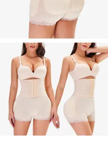 High waist padded shapewear tummy control hip lifter butt enhancer slimming underwear.