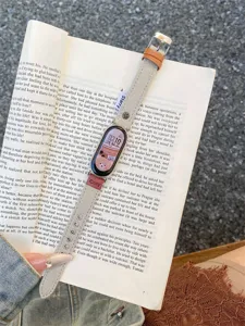 Canvas watch band replacement strap for smart watch, durable breathable design for daily wear.