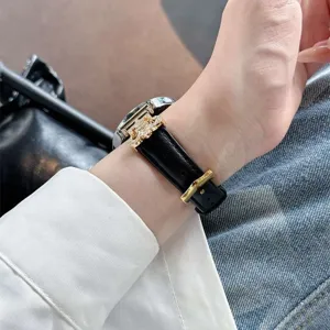 Luxury rhinestone metal watch strap replacement for smart watch, elegant leather band design.