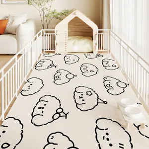 Tappetino per animali in PVC impermeabile, tappeto antiscivolo facile da pulire per cani.