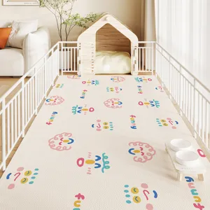 Tappeto per box animali in PVC impermeabile stampato carino protezione pavimento