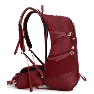 Professional outdoor hiking mountaineering backpack with breathable suspended back.