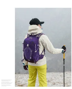 Lightweight outdoor hiking backpack for men, versatile large capacity travel rucksack.
