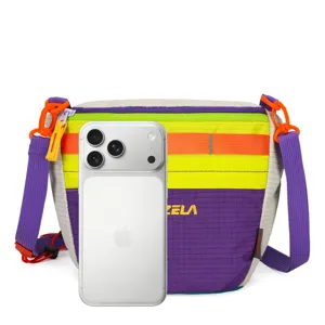 Colorful dopamine crossbody bag outdoor sports nylon lightweight messenger bag for daily hiking.