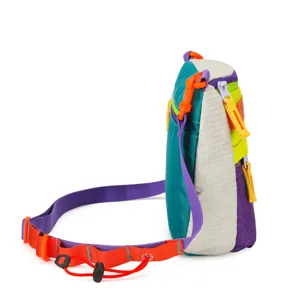 Colorful dopamine outdoor crossbody phone bag, casual sports shoulder bag for daily hiking.