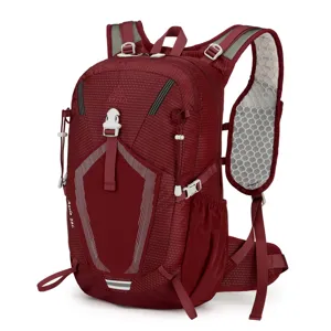 Lightweight red 28L outdoor hiking backpack for men travel trekking casual daypack