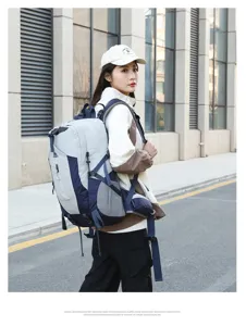 Nylon outdoor travel hiking backpack 30L waterproof professional daypack detail view