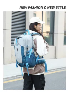 30L waterproof nylon outdoor mountaineering backpack professional hiking travel rucksack