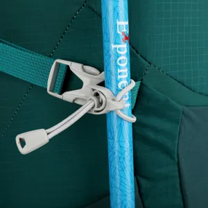 Professional mountaineering backpack outdoor hiking sports trekking bag detail view