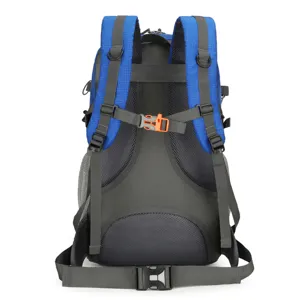 Large capacity outdoor hiking backpack for travel and sports, comfortable double shoulder straps.