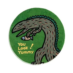 Schattig rond vloerkleed met tekentjesdinosaurus, zacht imitatiekasjmier vloermat.