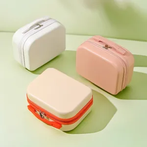 Mini Kosmetik Koffer tragbare kleine Aufbewahrung Reisebox 14 Zoll Make-up Organizer