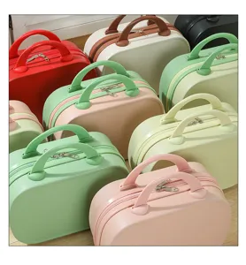 Mini valise cosmetique 14 pouces boite de rangement de maquillage voyage ensemble