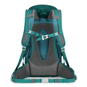 Professional outdoor hiking backpack featuring a breathable suspension carrying system.
