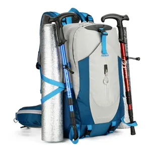 Professional nylon outdoor hiking backpack with 30l capacity, water-repellent travel daypack.