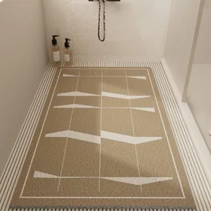 Antislip Badkamer Vloermat PVC Holle Lus Waterdichte Douchemat Geometrisch Patroon Wasbare Mat